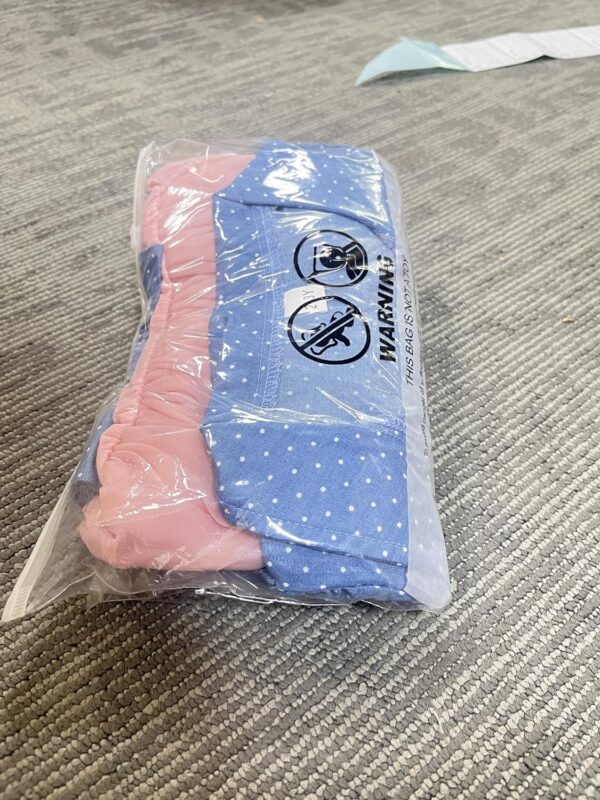 Yanmucy Toddler Baby Girls Dress With Puffy Sleeves Denim Blue Jacket Set 2PCS Little Girls Sleeveless Tulle Tutu Dress Short Sleeve Polka Dot Ruffle Coat Top Outfits - Image 11