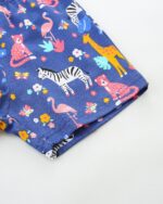 TCWWBB Toddler Girls Summer Short Outfits Clothes Set Kids Unicorn Bunny Animal Print Short Sleeve Cotton T-Shirt Dresses Tops and Shorts 2 Piece Crewneck Sleeveless Clothing Set Age 1-7 Years Old - Image 3