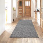 Area Rugs – Low Pile, Contemporary Rugs for Living Rooms, Bedrooms, Dining Rooms, and Entryways - Modern Design, No Shedding Construction - Grey, 80x150 cm - Image 2