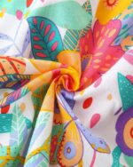 TCWWBB Girls Summer Dresses Unicorn Butterfly Floral Rainbow Casual Dress Cotton Shirt Cartoon Short Sleeve Sleeveless Dress for Kids Age 1-7 Years Old - Image 8