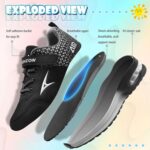 ASHION Boys Trainers Kids Sneakers Air Shoes Girls Tennis Running Walking Arch Support Lightweightreathable Sport Athletic - Image 3