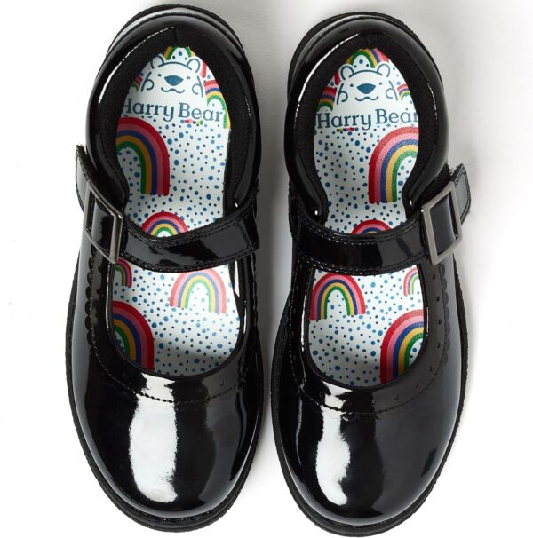 Harry Bear Girls School Shoes Rainbow - Image 5