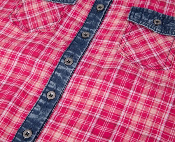 Bienzoe Girls Crop Tank Tops: Cowgirl Plaid Sleeveless Button Down Western Casual Blouse - Image 7