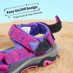 DREAM PAIRS Boys Girls Sandals Sports Outdoor Athletic Sandals for Kid Adjustable Strap Open Toe Summer Sneakers - Image 2