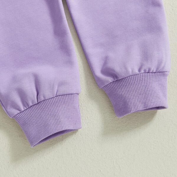 Toddler Boys Girls Birthday Outfits Letter Embroidery Long Sleeve Sweatshirt Pullover + Pocket Pants 2PCs Baby Girls Boys Clothing Sets Birthday Gift - Image 6