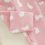 AliveBabe New Born Footed Romper Baby Girl Long Sleeve Round Neck Daisy Print Ruffled Full Length Jumpsuit With Headband Baby Clothing - Image 6