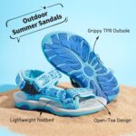 DREAM PAIRS Boys Girls Sandals Sports Outdoor Athletic Sandals for Kid Adjustable Strap Open Toe Summer Sneakers - Image 4