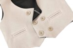 Lilax Toddler & Little Boys Suit Set, Formal Suit Vest, White Dress Shirt, Dress Pants and Bowtie 4 Piece Suit Set - Image 6