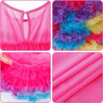 LACOFIA Girls Tutu Dress Toddler Layered Fluffy Summer Dresses Casual Party Tulle Sundress for Kids 2-8 Years - Image 5