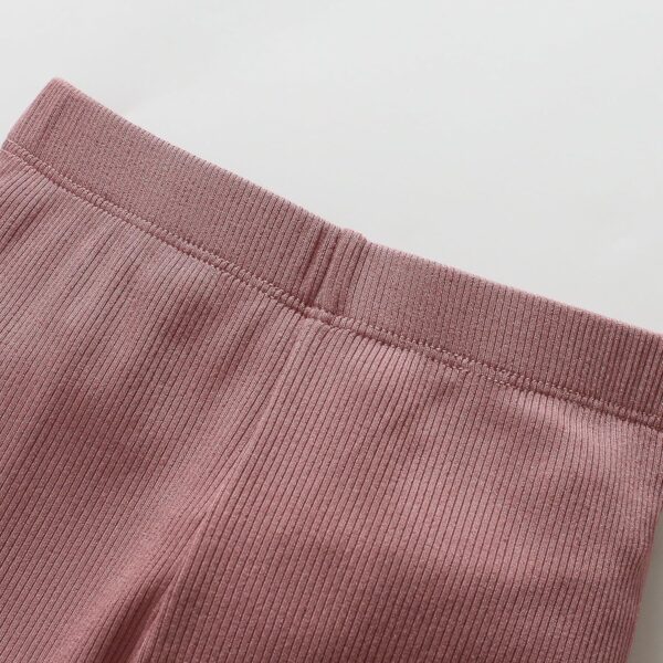 TCWWBB Girls Kids Outfits Clothes Set Toddler Cute Unicorn Bunny Bowknot Birthday Print long Sleeve Cotton Shirt jumper Dresses Tops Leggings Trousers Pants 2 Piece Clothing Set Age 1-7 Years Old - Image 6