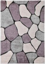 Rugs4Sale 4cm Thick Pile Super Soft Shaggy Modern Area Living Room 3D Pattern Non-Shedding. Ideal For Bedroom, Hall, Kids Baby Room, Indoor & Outdoor Rugs Hallway Runners Carpet Mat(120x170cm) - Image 5