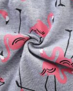 TCWWBB Toddler Girls Summer Short Outfits Clothes Set Kids Unicorn Bunny Animal Print Short Sleeve Cotton T-Shirt Dresses Tops and Shorts 2 Piece Crewneck Sleeveless Clothing Set Age 1-7 Years Old - Image 7