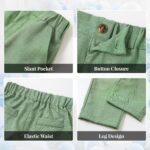 Volunboy Baby Boys 4-Piece Formal Suit, Toddler Waistcoat Wedding Party Birthday Dress Gentleman Suit - Image 6