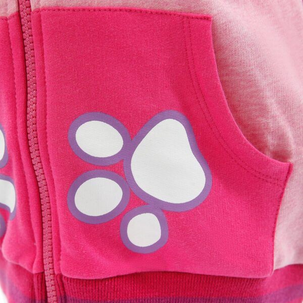 Paw Patrol Hoodie | Skye Girls' Hoodies | Glitter Kids Hoody | Childrens Zip Up Jumper - Image 9