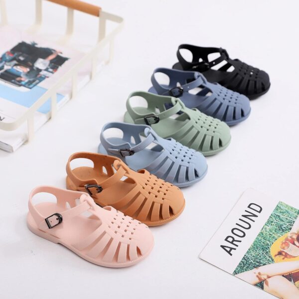 Pearleaf Summer Sandals for Girls & Boys, Breathable Plastic Uppers, Non-Slip Soles, Toddler to Children Sizes - Image 6