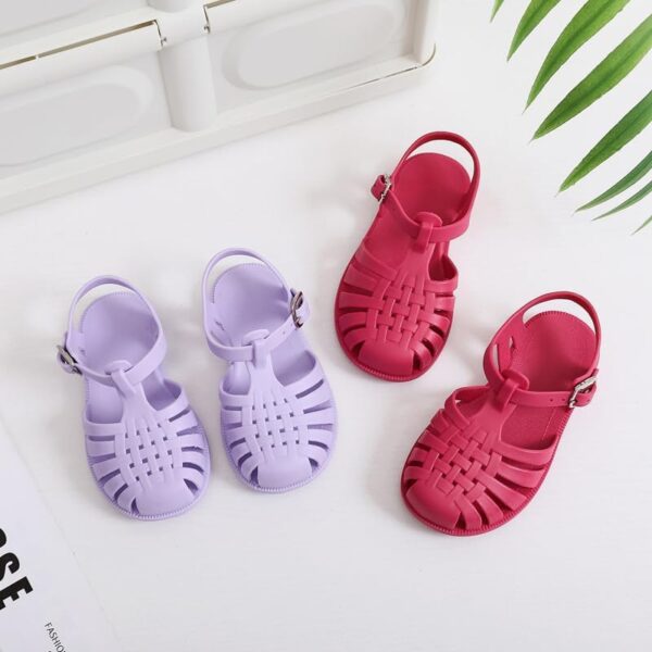 Pearleaf Summer Sandals for Girls & Boys, Breathable Plastic Uppers, Non-Slip Soles, Toddler to Children Sizes - Image 8