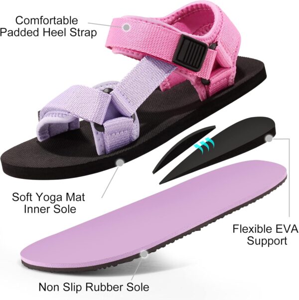 Harvest Land Girl Sandals Kids Summer Lightweight Outdoor Sandals Shoes - Image 2