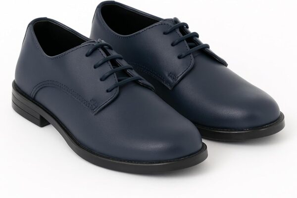 Boys' Lace Up Derby Dress Shoes - Communion Wedding Prom Formal Footwear - Image 3