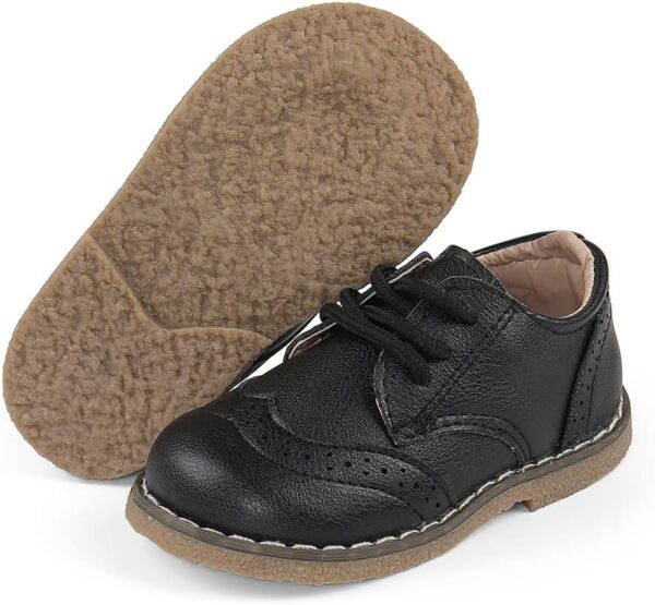 Boys Girls Lace Up Shoes Toddler Little Kids School Dress Shoes (Toddler/Little Kid) - Image 5