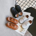 Toddler Boys Girls Dress Shoes Little Kid Oxford Shoes Wedding Church Dress Shoes PU Leather Lace Up School Uniform Loafer Flats - Image 6