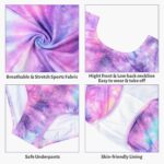 JiAmy Gymnastics Leotards for Girls with Shorts Set, Long Sleeve Kids Gymnastics Athletic Outfit for Kids 3-12 Years - Image 4