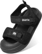MK MATT KEELY Boys Girls Sandals Kids Closed Toe Walking Shoes Toddlers Baby Wide Fit Beach Sandals with Non-Slip Sole