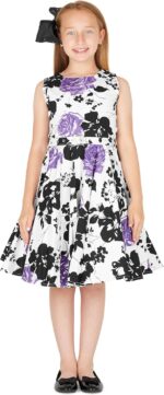 BlackButterfly Kids 'Audrey' Vintage 50's Girls Dress - Image 3