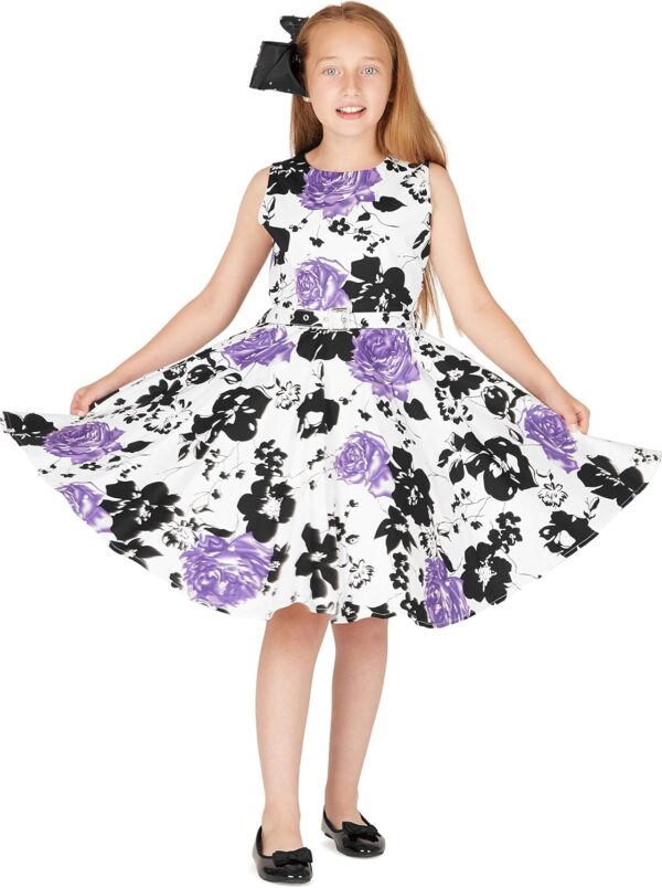 BlackButterfly Kids 'Audrey' Vintage 50's Girls Dress - Image 7