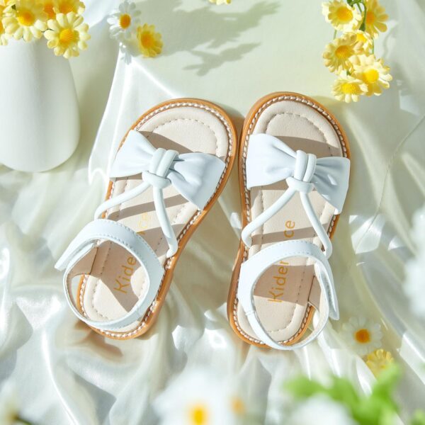 Kiderence Toddler Girls Sandals Little Girls Kids Summer Shoes Toddler Sandals - Image 3