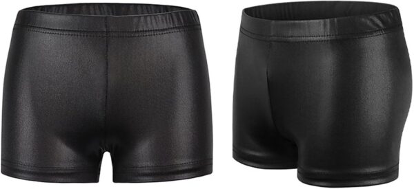 Gymnastics Leotards for Girls Kids Long Sleeve Gymnastics Outfit Set with Dance Shorts and Hairband Toddler Athletic Ballet Bodysuit 5-13 Years - Image 2