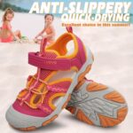 UOVO Boys Sandals Closed Toe Outdoor Sandals Trekking Hiking Sandals Athletic Summer Shoes Size 7 Toddler to 5 Big Kids - Image 6