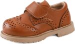MASOCIO Boys Girls Formal Shoes Toddler Little Kids School Shoes Flat Dress Shoes (Toddler/Little Kid)