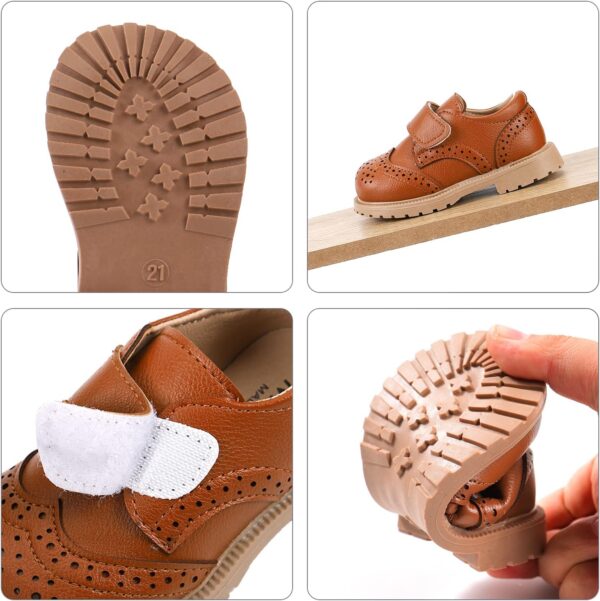 MASOCIO Boys Girls Formal Shoes Toddler Little Kids School Shoes Flat Dress Shoes (Toddler/Little Kid) - Image 6