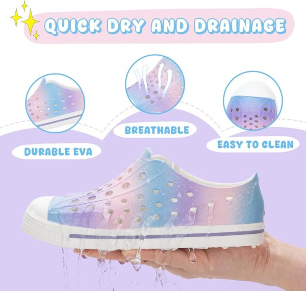 Kids Water Shoes for Boys Girls, Toddler Water Shoes Boys Girls' Sandals Lightweight Beach Shoes - Image 2