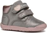 Geox Baby B MACCHIA Girl C Sneaker, 1 UK Child Pink
