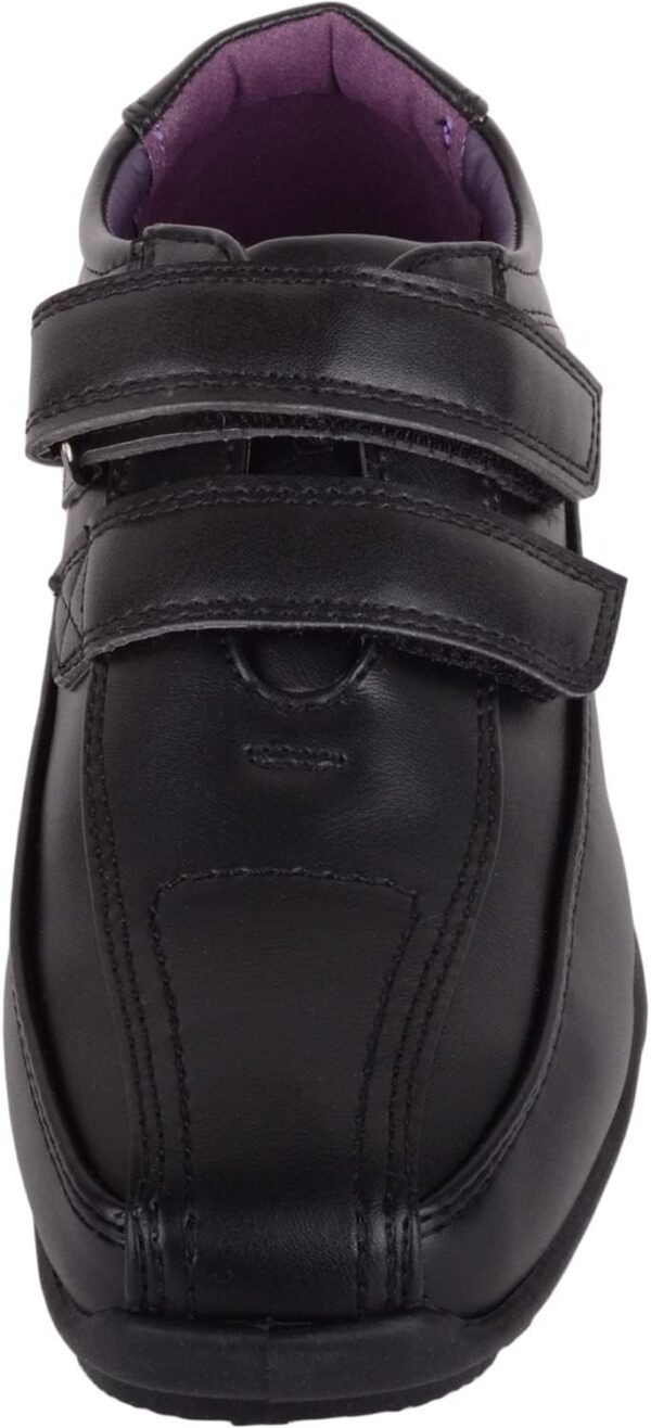 ABSOLUTE FOOTWEAR Childrens Kids Junior Boys Smart Formal Faux Leather Double Touch and Close School Wedding Shoes - Image 2