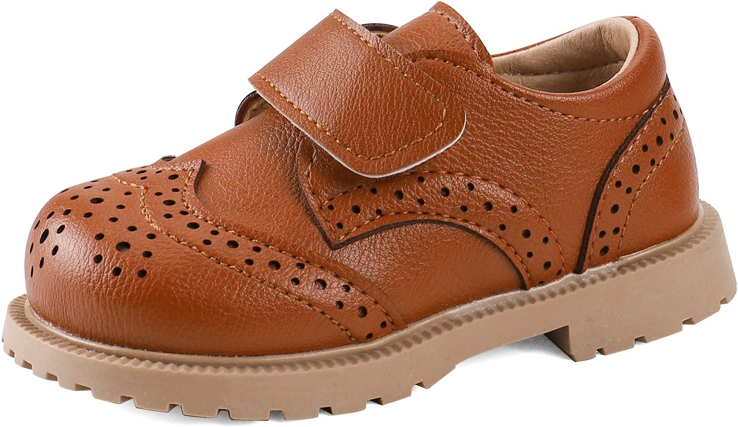 1747427684_71C2DNQvewL._AC_SL1500_.jpg Boys Girls Formal Shoes Toddler Little Kids School Shoes Flat Dress Shoes (Toddler/Little Kid) - Image 1