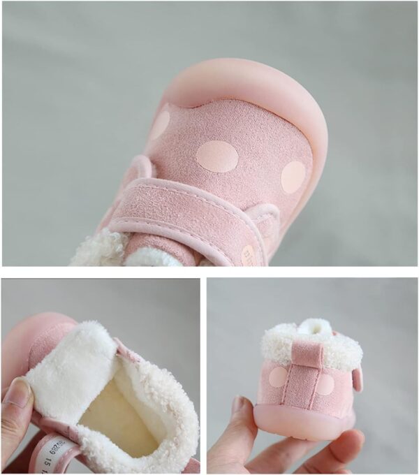 Baby Shoes 0-3T Toddler First-Walking Non Slip Kid Trainers Shoes Breathable Infant Sneakers Lightweight Soft TPR Material - Image 2