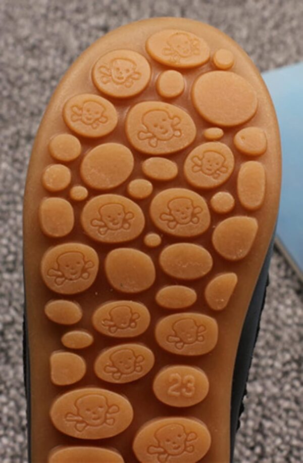 Kids Leather Loafers Boys Girls Slip On Moccasins Anti-Slip Boat Shoes Casual Dress Shoes Flat Breathable Oxford Shoes - Image 4