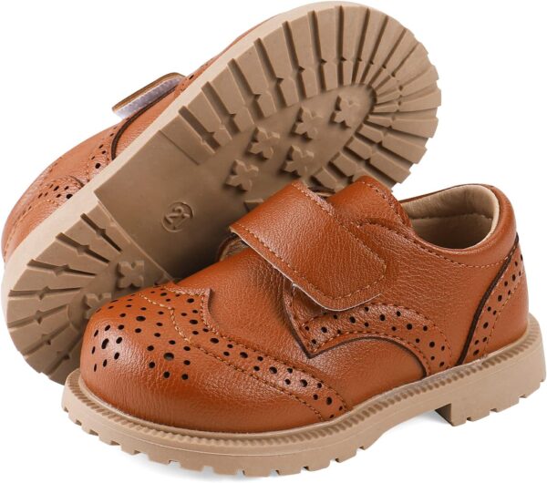 Boys Girls Formal Shoes Toddler Little Kids School Shoes Flat Dress Shoes (Toddler/Little Kid) - Image 5