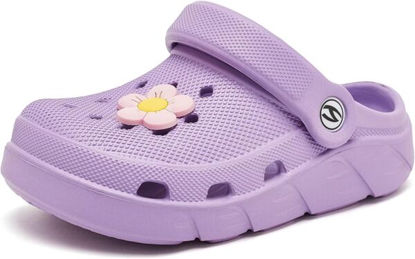 HOBIBEAR Boys and Girls Garden Clogs Slip on Sandals Beach Water Shoes (Toddler/Little Kids/Big Kids) - Image 2