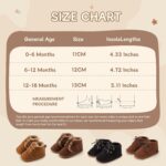 CENCIRILY Baby Boys Girls Warm Boots Infant Anti-slip Rubber Sole Lace-up Fleece Ankle Booties Newborn First Walking Shoes - Image 6