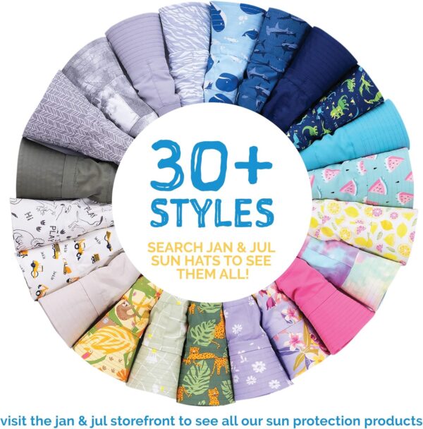 JAN & JUL Baby Toddler Kids Breathable Cotton Bucket Sun-Hat 50 UPF, Adjustable for Growth, Stay-on, Unisex - Image 6