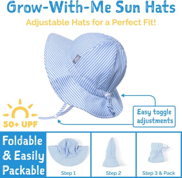JAN & JUL Adjustable Cotton Floppy Sun Hat with 50+ UPF Protection - Image 5