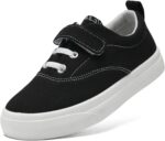 maxvinci Girls Boys Trainers Kids Canvas Shoes Easy Fasten Toddler Lightweight Plimsolls Breathable Pumps Non-Slip Casual Shoes with Hook and Loop
