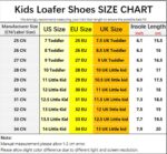 RVROVIC Kids Girls Boys Slip-on Loafers Oxford PU Leather Flats Shoes Casual Moccasin Shoes for Toddler Kid - Image 7