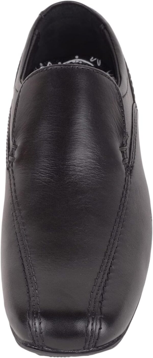 ABSOLUTE FOOTWEAR Childrens Kids Boys Easy Slip On Smooth Leather Smart Formal School Wedding Shoes - Image 2