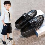 RVROVIC Kids Girls Boys Slip-on Loafers Oxford PU Leather Flats Shoes Casual Moccasin Shoes for Toddler Kid - Image 2