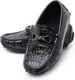 RVROVIC Kids Girls Boys Slip-on Loafers Oxford PU Leather Flats Shoes Casual Moccasin Shoes for Toddler Kid - Image 3