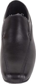 ABSOLUTE FOOTWEAR Childrens Kids Boys Easy Slip On Smooth Leather Smart Formal School Wedding Shoes - Image 2